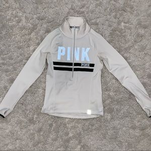 PINK Running Long Sleeve Zip Up
